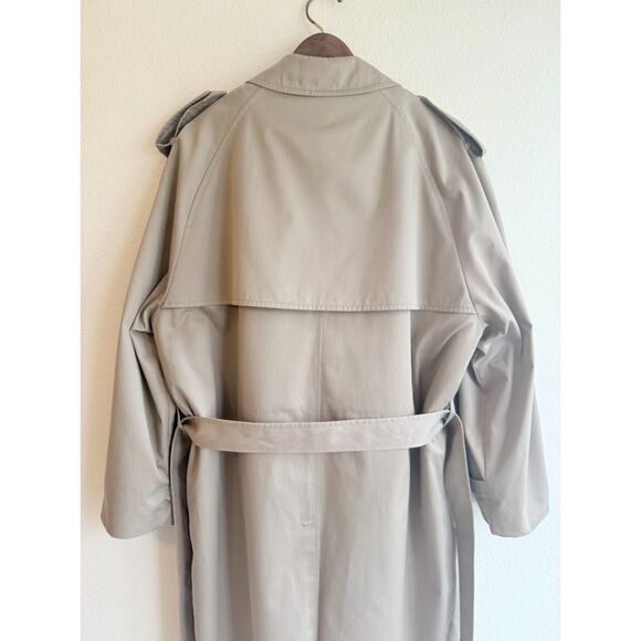 Vintage London Fog Double Breasted Trench Coat with Removable Lining size 46 Reg - Picture 11 of 11